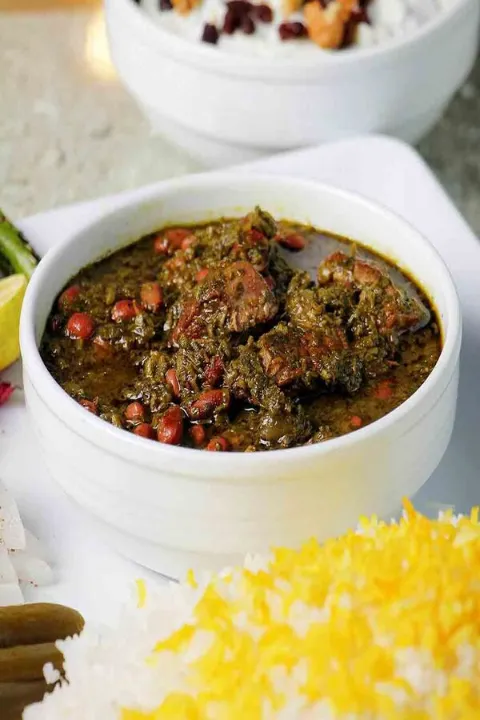 تصویر دوم از سبزی قرمه (سرخ‌شده، آماده) یک کیلویی